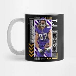 T.J. Hockenson Paper Poster Version 10 Mug